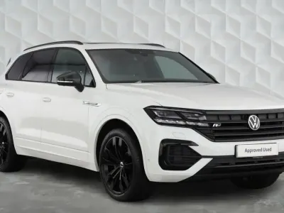 Used VW Touareg Black Edition 286 HP (210 kW) 2021 White SUV