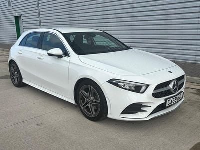 Used Mercedes A200 AMG line 163 HP (119 kW) 2018 White Hatchback
