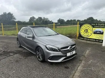 Used Mercedes A180 AMG Line Premium Plus 109 HP (80 kW) 2016 Grey Hatchback
