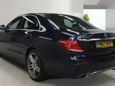 Used Mercedes E350 AMG line 2018 Blue Sedan