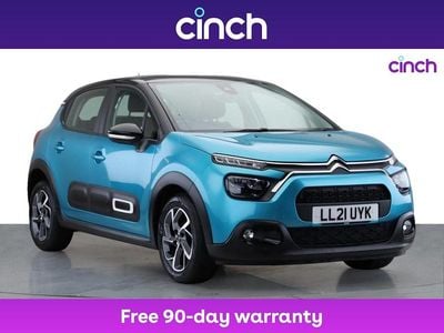Blue Used 2021 Citroën C3 PureTech Hatchback | £9,349 (Fair price)