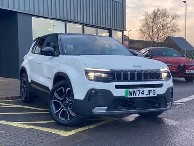 White Used 2024 Jeep Avenger EV Summit SUV | £18,558 (Fair price)