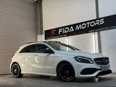 Używany Mercedes A200 AMG line 2018 Biały Hatchback