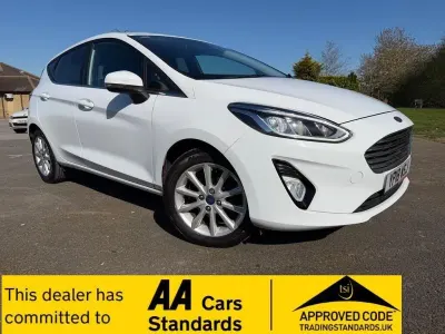 Used Ford Fiesta Titanium 2018 White Hatchback