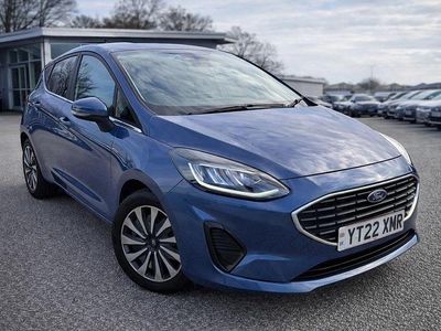 Used Ford Fiesta Titanium 100 HP (73 kW) 2022 Blue Hatchback