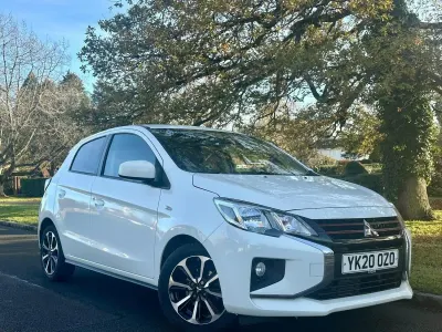 Used Mitsubishi Mirage 2020 White Hatchback
