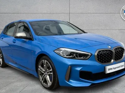 Used BMW M135 Shadowline 302 HP (222 kW) 2022 Blue Hatchback