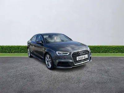 Used Audi A3 S-Line 150 HP (110 kW) 2018 Grey Sedan
