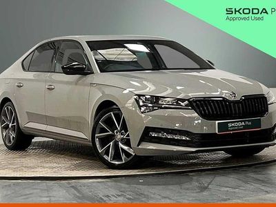 Used Skoda Superb SportlinePlus 147 HP (108 kW) 2022 Meteor grey Hatchback