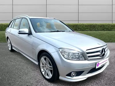 Used Mercedes C180 156 HP (114 kW) 2009 Silver Estate