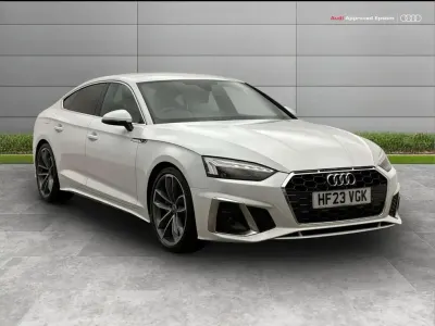 Used Audi A5 S-Line 200 HP (147 kW) 2023 White Coupe