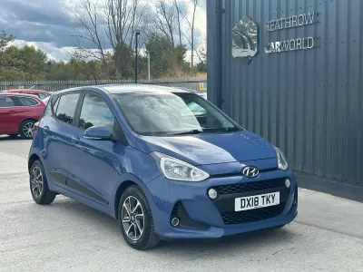 Used Hyundai i10 Premium 87 HP (63 kW) 2018 Blue Hatchback