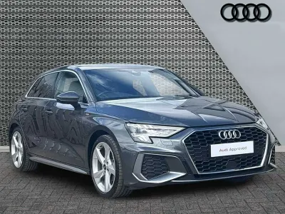Used Audi A3 S-Line 150 HP (110 kW) 2023 Grey Sedan