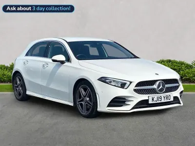 Used Mercedes A180 AMG Line Premium 2019 White Hatchback