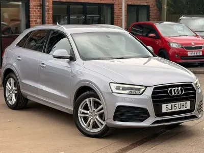 Used Audi Q3 S-Line 150 HP (110 kW) 2015 Silver SUV