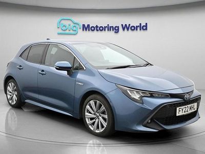 Usado Toyota Corolla Design 122 HP (89 kW) 2022 Azul Citadino