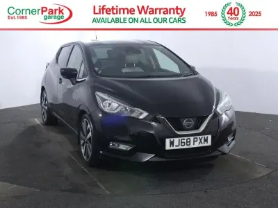 Used Nissan Micra S 90 HP (66 kW) 2018 Black Hatchback