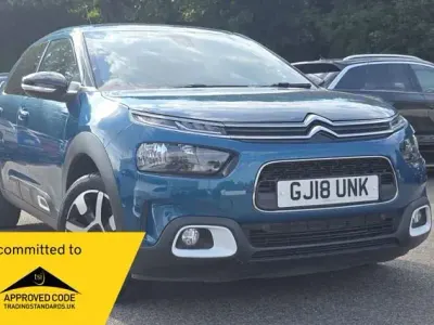 Used Citroën C4 Cactus Flair 2018 Blue Hatchback