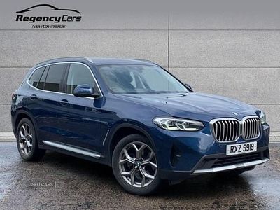 Blue Used 2022 BMW X3 xLine SUV | £22,995 (Good price)