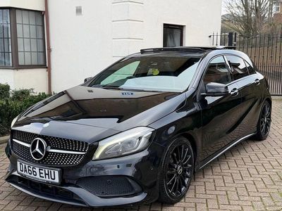 Black Used 2017 Mercedes A200 AMG Line Premium Plus Hatchback | £9,099 (Good price)