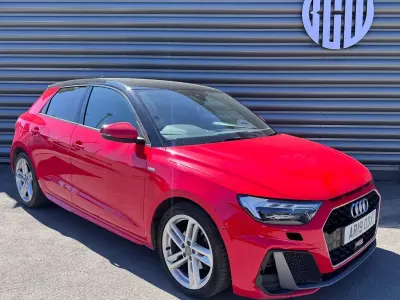 Used Audi A1 Sportback S-Line 116 HP (85 kW) 2019 Red Hatchback