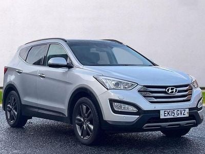 Silver Used 2015 Hyundai Santa Fe Premium SE SUV | £10,995 (Fair price)