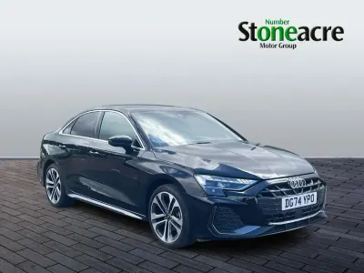 Used Audi A3 S-Line 150 HP (110 kW) 2024 Black Sedan