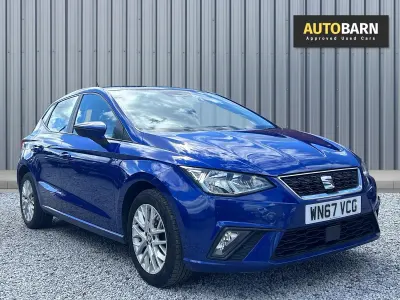 Used Seat Ibiza SE 75 HP (55 kW) 2017 Blue Hatchback