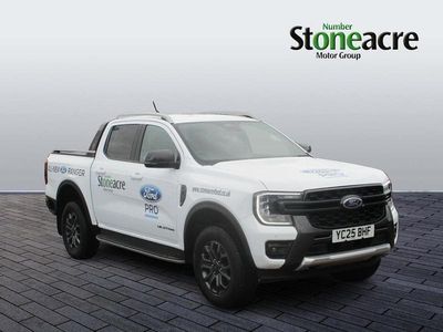 White New 2025 Ford Ranger Wildtrack Pickup | £39,499 (A bit pricey)