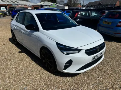 Used Vauxhall Corsa Edition 75 HP (55 kW) 2022 White Hatchback