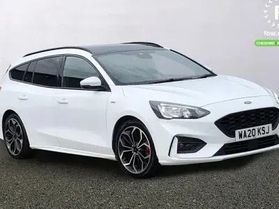 Used Ford Focus ST-Line X 125 HP (91 kW) 2020 White Estate