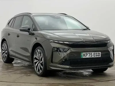 Used Skoda Enyaq iV SportLine 154 kW (210 HP) 2025 Olive green metallic SUV