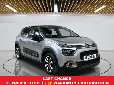 Used Citroën C3 PureTech 83 HP (61 kW) 2023 Grey Hatchback