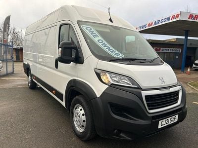White Used 2021 Peugeot Boxer Van | £9,495 (Fair price)