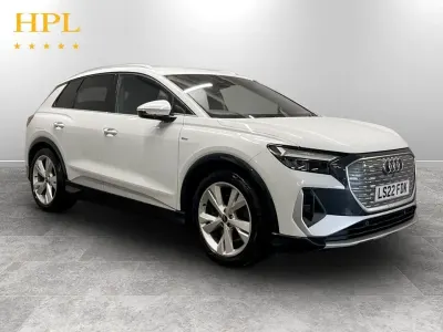 Used Audi Q4 e-tron S-Line 150 kW (204 HP) 2022 White SUV