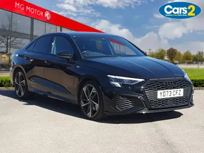 Begagnad Audi A3 Black Edition 150 HK (110 kW) 2023 Svart Sedan