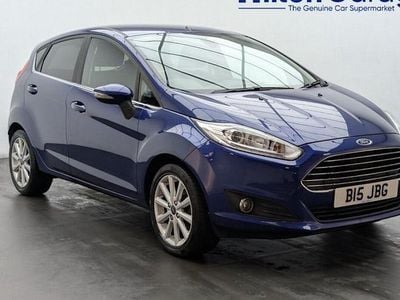 Blue Used 2015 Ford Fiesta Titanium Hatchback | £9,850 (Fair price)