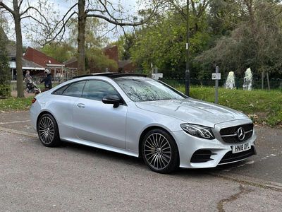 Used Mercedes E220 AMG Line Premium 2018 Silver Coupe
