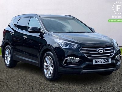 used Hyundai Santa Fe DIESEL ESTATE 2.2 CRDi Blue Drive Premium 5dr Auto [5 Seats] [Cruise control,Bluetooth system,Front and rear parking sensors,Steering wheel mounted controls,Front fog lights with static cornering function,Electric front/rear windows/one t