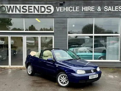 Used VW Golf Cabriolet 116 HP (85 kW) 2001 Blue Cabriolet