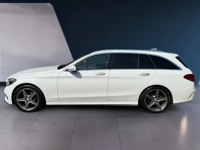 Used Mercedes C220 AMG Line Premium 2014 White Estate