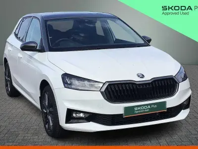 Used Skoda Fabia Colour Edition 70 HP (51 kW) 2023 Candy white body / graphite grey metallic roof Hatchback