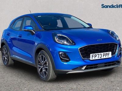 Used Ford Puma Titanium 125 HP (91 kW) 2023 Desert island blue (exclusive paint) SUV
