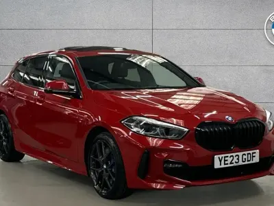 Used BMW 118 M Sport 134 HP (98 kW) 2023 Red Hatchback