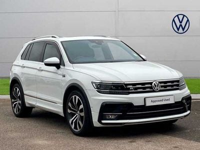 White Used 2020 VW Tiguan R-line SUV | £24,309 (Fair price)