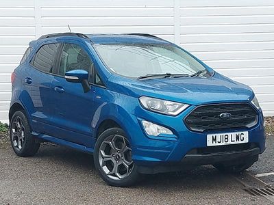 Used Ford Ecosport ST-Line 125 HP (91 kW) 2018 Blue SUV