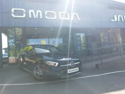 Used Mercedes A200 AMG line 163 HP (119 kW) 2021 Black Hatchback