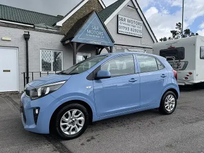 Used Kia Picanto 66 HP (48 kW) 2017 Blue Hatchback