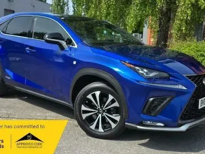 Used Lexus NX300h Sport Line 197 HP (144 kW) 2018 Blue SUV