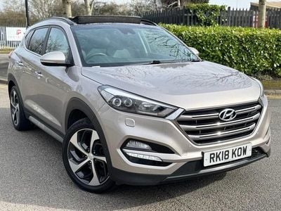 Used Hyundai Tucson Premium SE 136 HP (100 kW) 2018 Beige SUV